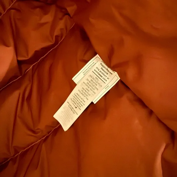 Patagonia Bivy Womens Size XL Down Vest Hooded - Picture 3 of 4